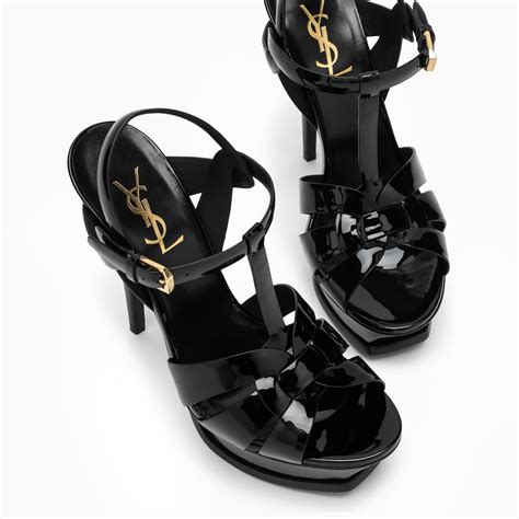 ysl tribute black calf|Saint Laurent 75mm Tribute Sandals .